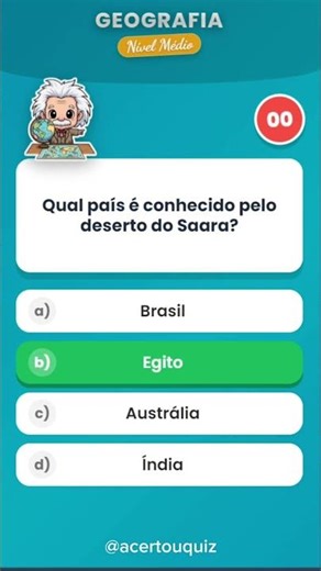 💡 Quiz de Geografia 14 - Você precisa saber responder essas perguntas 🎯