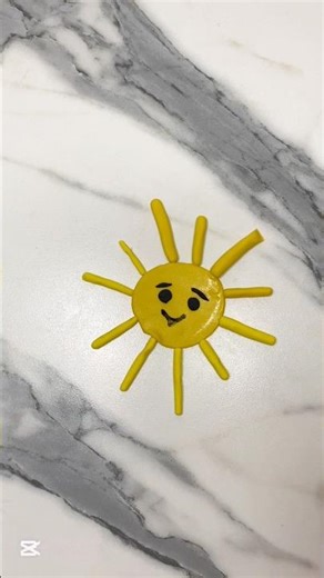 DIY Polymer Clay Sun: Easy & Cute Craft Tutorial! #PolymerClay #DIYCrafts #CraftTutorial