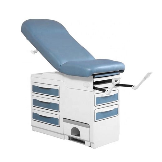 HOCHEY MEDICAL Customization Hospital Gynecology Exam Table Gynecological Chair Examination Bed with Drawers