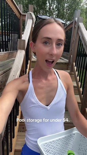 Affordable DIY Pool Storage Solution for Under $4