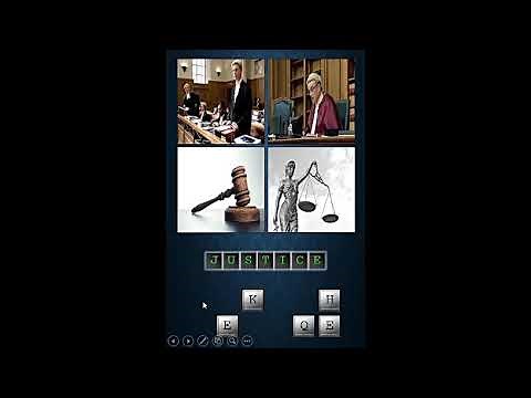 4 Pics 1 Word PowerPoint Template Free Download