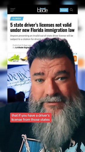 YOUR DRIVER’S LICENSE MAY NOT BE VALID IN FL IF FROM THESE STATES 🚗⚠️ Heads up! Some states’ licenses aren’t automatically valid in Florida. Know before you drive! 🛣️ #FYP #ForYouPage #DriversLicense #FloridaTravel #FYP #ForYouPage #TravelTips #DrivingTips #StateLaws #MustKnow #ViralInfo #HelpfulTips | TizzyEnt