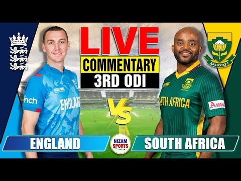 🔴Live: ENG vs SA Live | England vs South Africa 3rd ODI | Live Cricket Score & Commentary