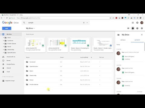 Google Sheets Basics #1 - Create a Spreadsheet