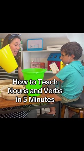 Small Lesson… Big Skills! Sorting is one of the most powerful and overlooked ways to teach early learning skills like grammar concepts! This strategy is helpful for early learning, struggling learners, and kids with language delays. Why? It encourages high participation with low risk AND a lot of opportunities to practice new learning vocabulary like noun and verbs! When children sort words or pictures, they aren’t memorizing definitions. They’re: ☑️making meaning ☑️building oral and academic la