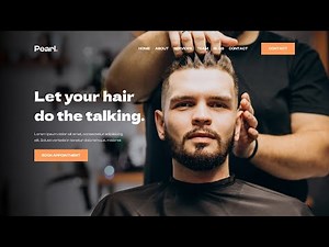 Build a website for a hair salon using Html, CSS, and Bootstrap / Bootstrap website design tutorial