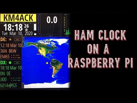 Ham Clock on a Raspberry Pi | Clear Sky