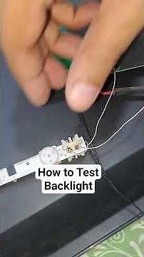 Backlight vs. Power Supply? The Easiest Way to Find the Fault! 📺🛠️ #ledpanelrepair