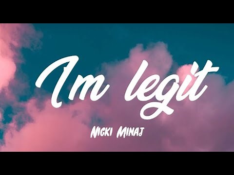 Nicki Minaj - I'm Legit (Lyrics) "I graduate with honors, I ball, 'Nead O'Connor" (Tiktok Song)