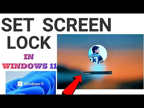 How to Set Screen Lock in Windows 11 | Laptop Main Screen Password Kaise Lagaen | Screen Lock Win 11