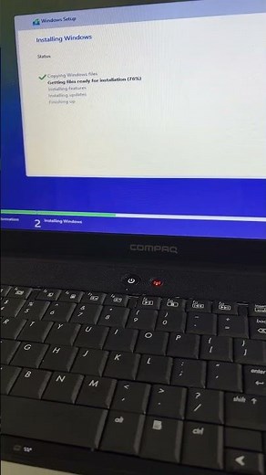 Installing Windows 11 23H2 on a Intel Dual Core T4500 on a Compaq Presario CQ61 part 1