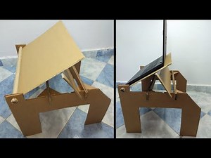 how to make laptop stand with cardboard