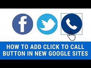 How to add a click to call button in Google Sites