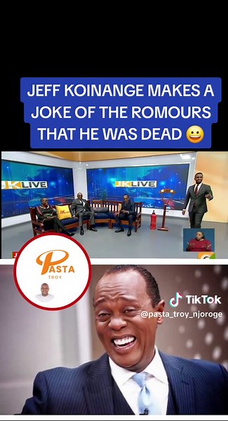 Lazarus Returns: Jeff Koinange's Hilarious Comeback