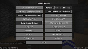 How to change settings in Minecraft for optimal FPS