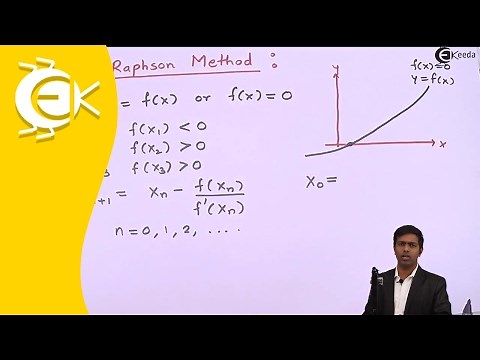 Explain Newton Raphson Method | Ekeeda.com