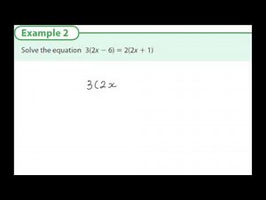 Solving Linear Equations