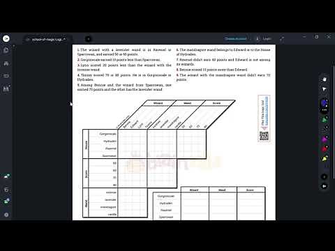 Week 2 - Solving a tricky logic grid puzzle