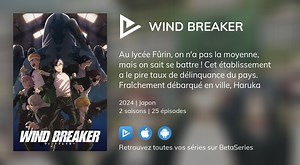 Vidéo : Voir la série WIND BREAKER en streaming légal complet