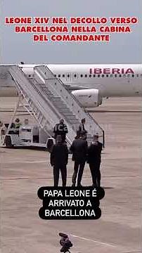 Leone XIV nel decollo verso Barcellona nella cabina del comandante - RTL 102.5