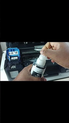 Canon Printer | How to Fill Black Ink Tank Properly in Ink Tank Printers | Refill Black Ink Tank