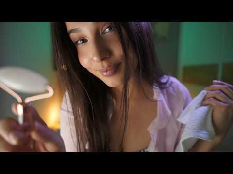 ASMR Gentle Facial Treatment 🍃 [Soft Spoken, Gentle Touches for Sleep and Rejuvenation]