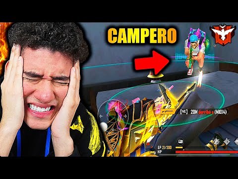 ENCUENTRO AL JUGADOR MAS CAMPERO DE FREE FIRE EN LA HISTORIA *HEROICO* | TheDonato