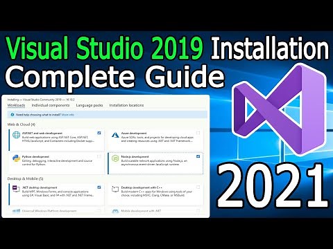 How to Install Microsoft Visual Studio on Windows 10 (64 bit) [ 2021 Update ] Complete guide