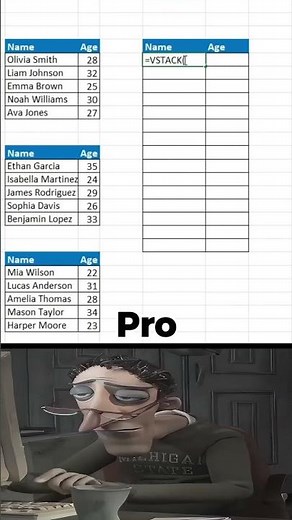 How to Use VSTACK in Excel | Excel Array Formula Guide