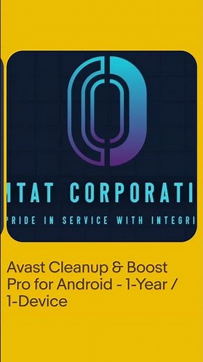 Avast Cleanup & Boost Pro for Android - 1-Year / 1-Device