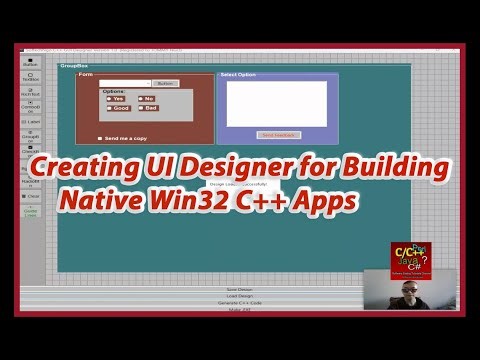 Creating UI Designer to Build Native Win32 C++ Applications | Software Coding Tutorials Channel