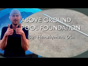 How to prepare the ground before installing an above ground pool