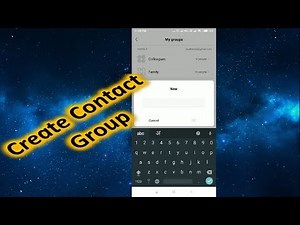 How to Create Contact Group in Redmi Phone