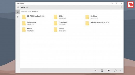 UWP Explorer: Neues Design im Creators-Update versteckt