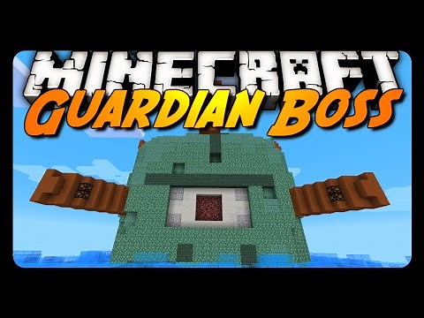 Minecraft: EPIC GUARDIAN BOSS FIGHT! (Downloadable Mini-Game)