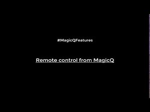 Функция MagicQ: удаленное управление из другого программного обеспечения MagicQ