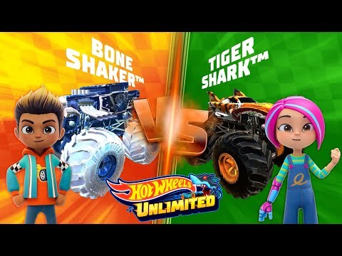 Hot Wheels Unlimited 2: Let’s Race Snow Monster Trucks, Sharkruiser, Night Shifter