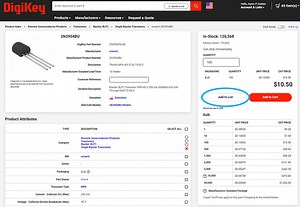 DigiKey Purchasing Tips using myLists