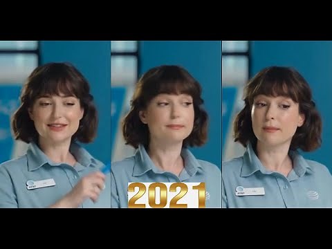 Commercial Compilation: Lily - AT&T Commercial Girl, 2021 | Milana Vayntrub || eureka yess