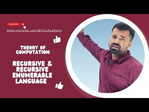Lec 89 | Recursive & Recursive Enumerable Language | Turing Machine | ‪@fistsAcademy‬