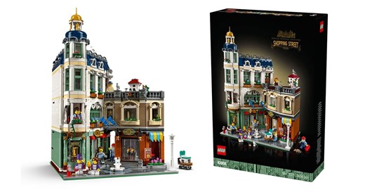 LEGO expands its Modular Buildings Collection with Shopping Street set