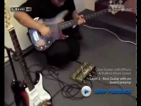 Line 6 JM4 Looper Demo by Dhalif Ali