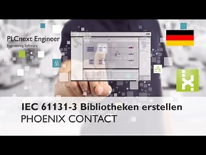 How to create libraries for IEC 61131-3 programming | Getting started with PLCnext Engineer