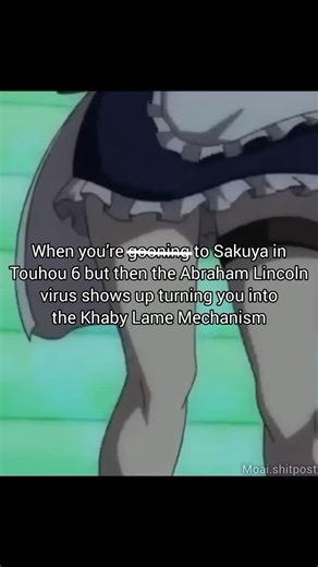 moai.shitpost on Instagram: ". . . . #touhou #touhouproject #touhou_project #sakuyaizayoi #sakuya #touhoumeme #touhoumemes #touhoushitpost #shitpost #brainrot"