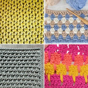 The BEST Stitches for Crochet Blankets - Free Crochet Stitch Tutorials