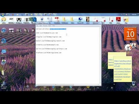 How to send emails to a cell phone