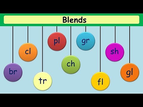 Blend words, Consonant Blends, Learn Blends For Kids, Letter Blends, Blends, What Is a Blend? cl, pl