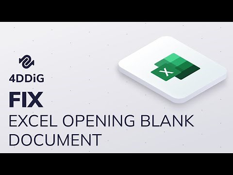【2022】How to Fix Microsoft Excel Opening a Blank Document| Excel Blank Page Worksheet Screen Problem