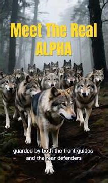 Meet the REAL Alpha of the Wolf Pack #wildlife #fypシ #wolves #foryou #shortvideo #shorts #wolf