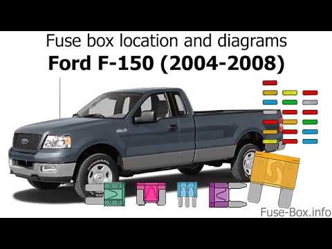 Fuse box location and diagrams: Ford F-150 (2004-2008)